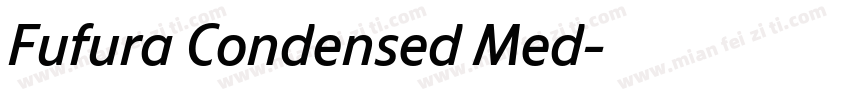 Fufura Condensed Med字体转换